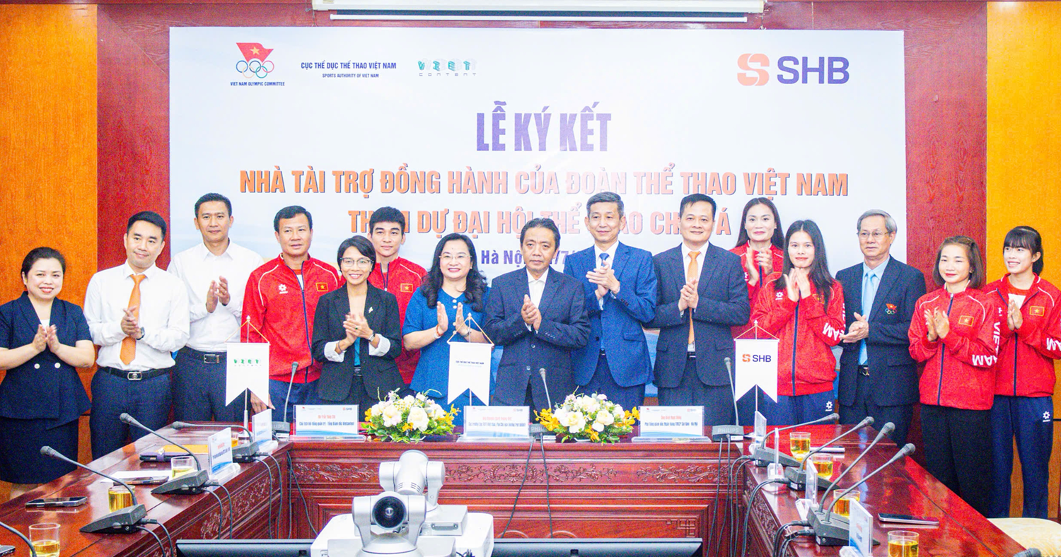 SHB trở thành nhà tài trợ đồng hành của Đoàn Thể thao Việt Nam tại ASIAD 2026